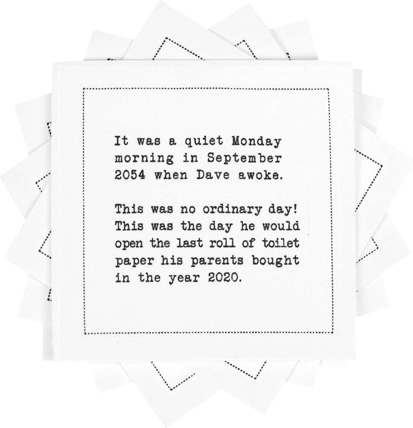 Funny Quarantine Quotes Cocktail Napkins for Parties and Events