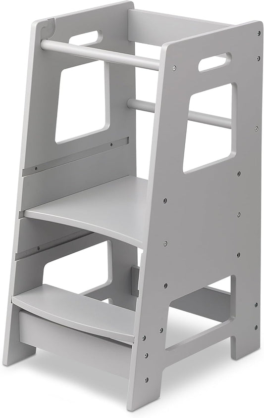 Stool Buddy Child Step Stool Tower for Kids with Safety Rail