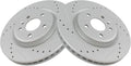 Front Performance Brake Rotors Set for 2011-2019 Ford Explorer