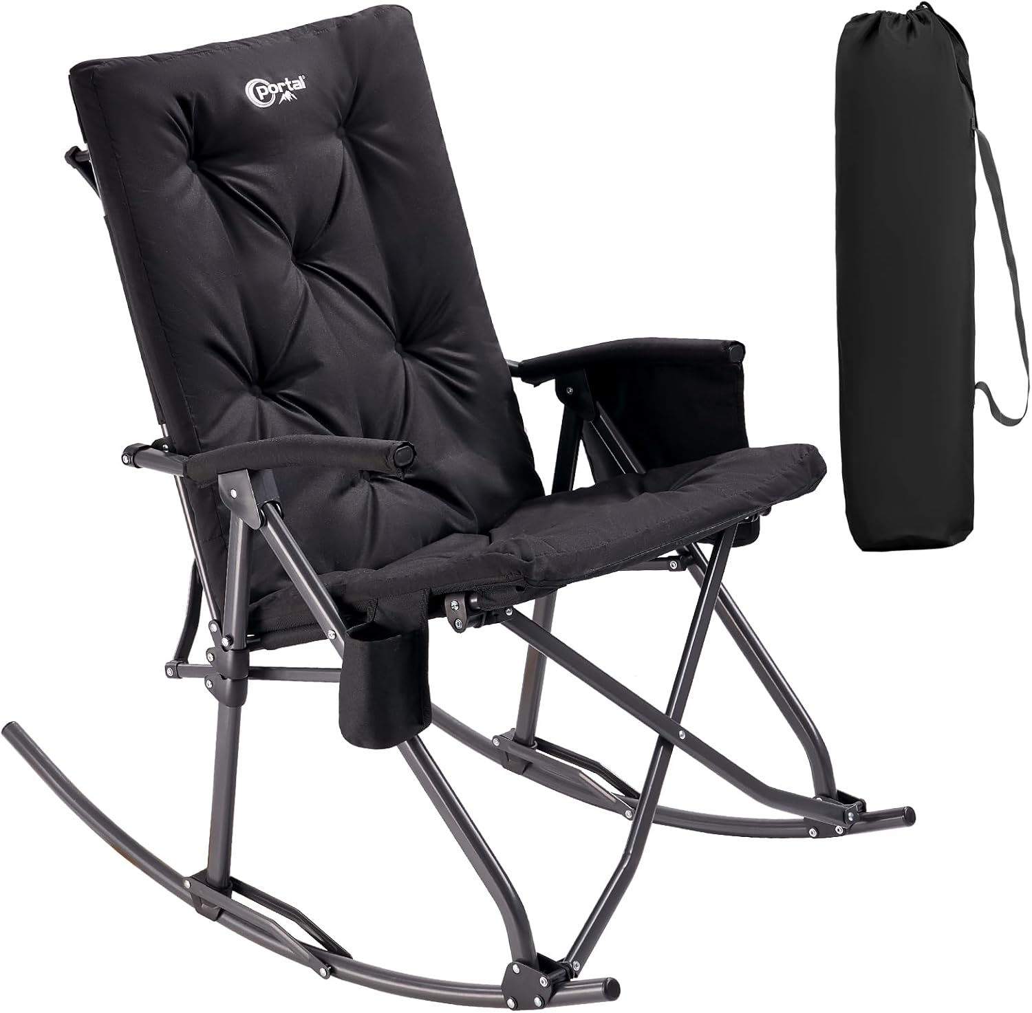 PORTAL Folding Rocking Chair for Indoor & Outdoor Relaxation