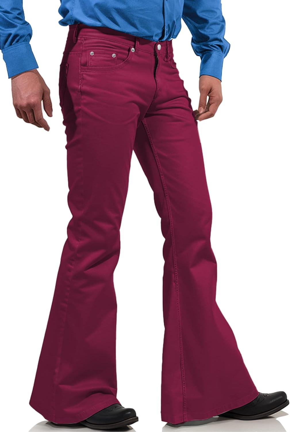 70s Disco Pants for Men - Stylish Vintage Bell Bottom Jeans
