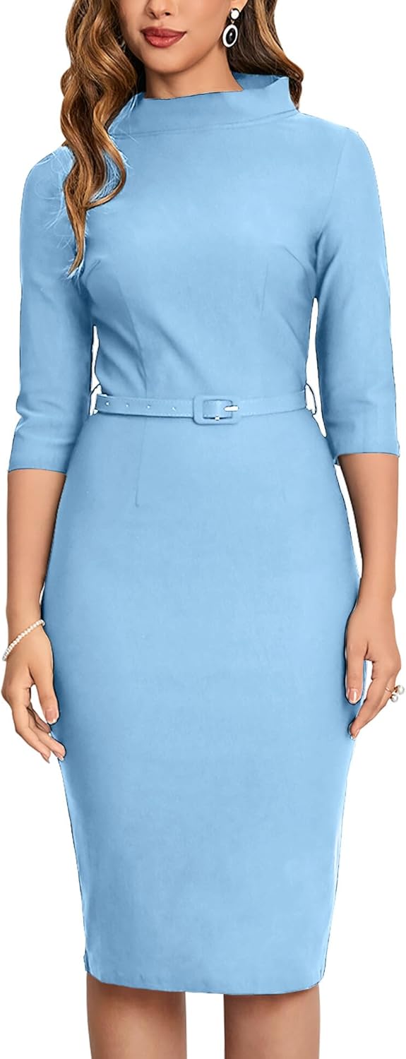 MUXXN Women's 1950s Vintage Cocktail Evening Dress for Elegance