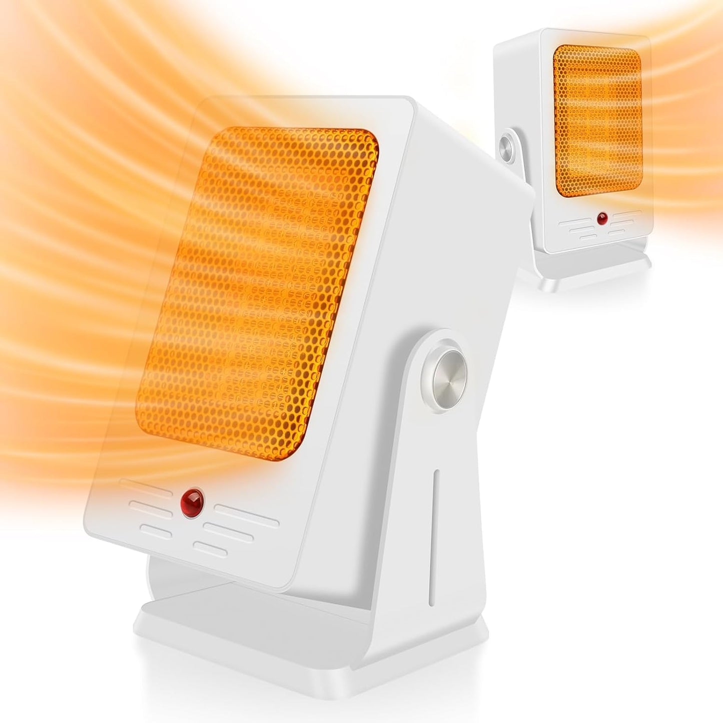 Fast-Heating Desktop Heater - Stay Cozy Anywhere!