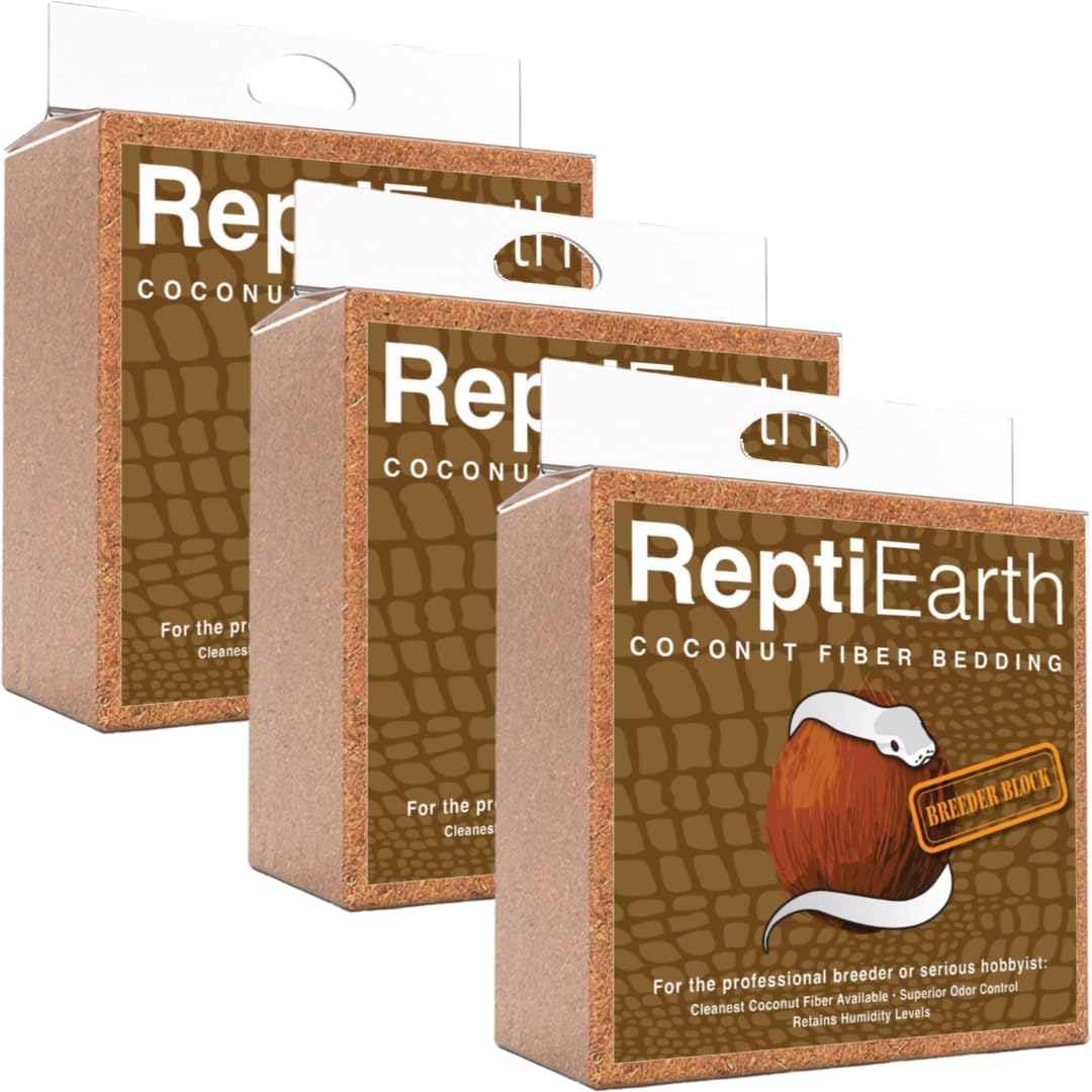 ReptiEarth Fine Coconut Fiber Substrate for Reptiles and More