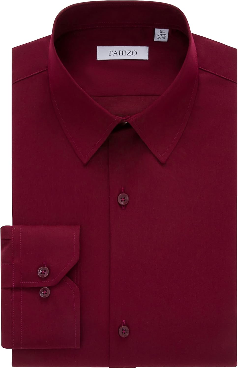 FAHIZO Men's Dress Shirt Regular Fit for Business and Casual Wear