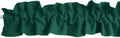 Solid Poplin Sleeve Topper Valance 120in x 9in - Hunter Green