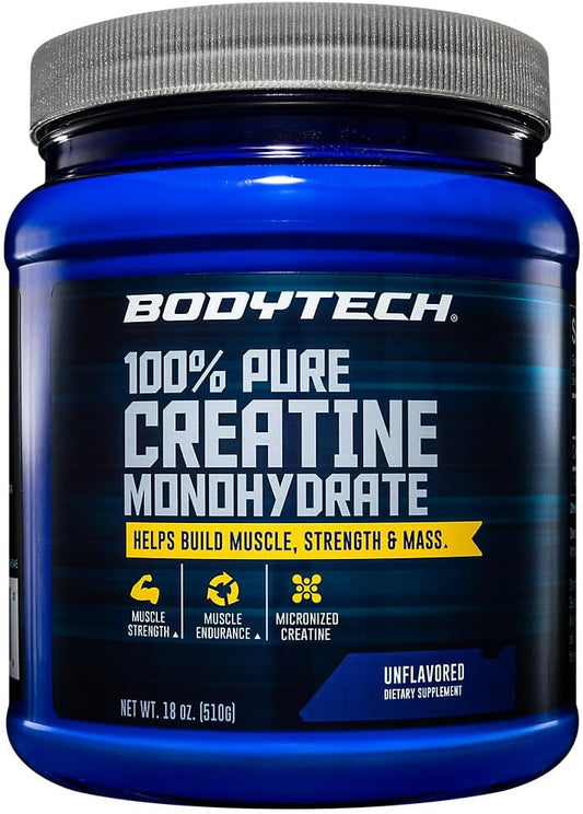 BODYTECH 100% Pure Creatine Monohydrate Powder for Strength