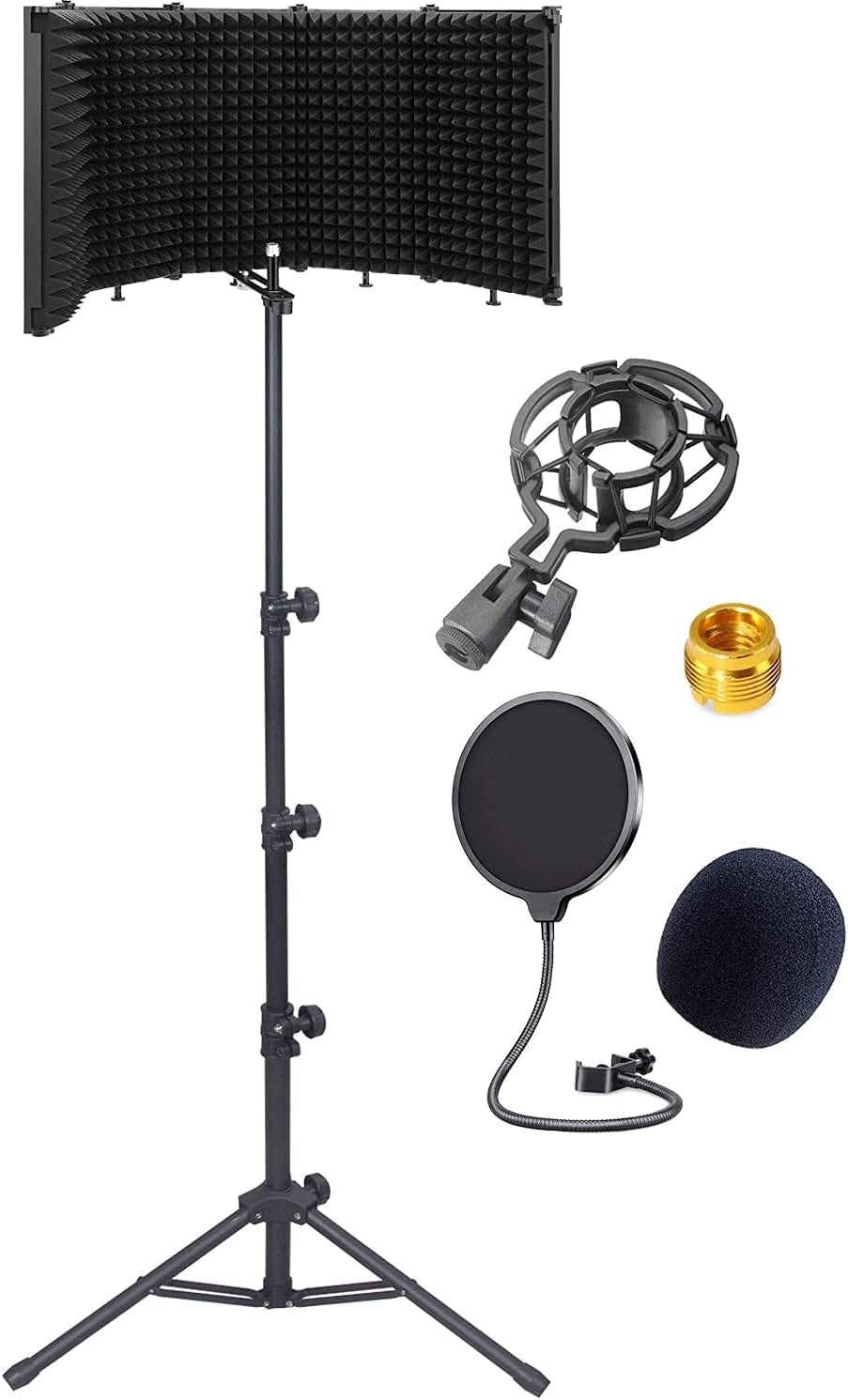 GLEAM Microphone Isolation Shield for Professional Recording