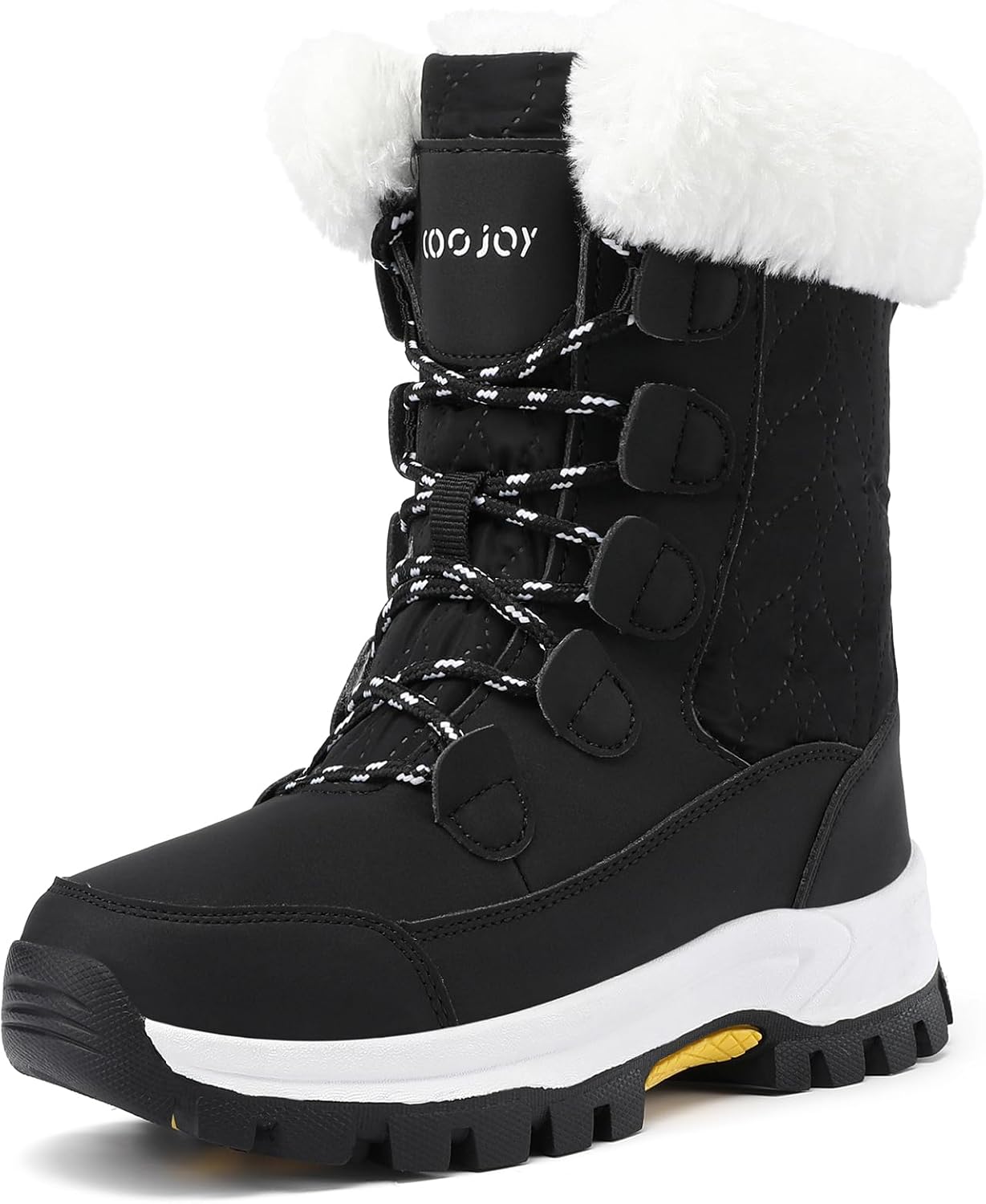 COOJOY Womens Winter Snow Boots Waterproof Comfortable Hiking Booties