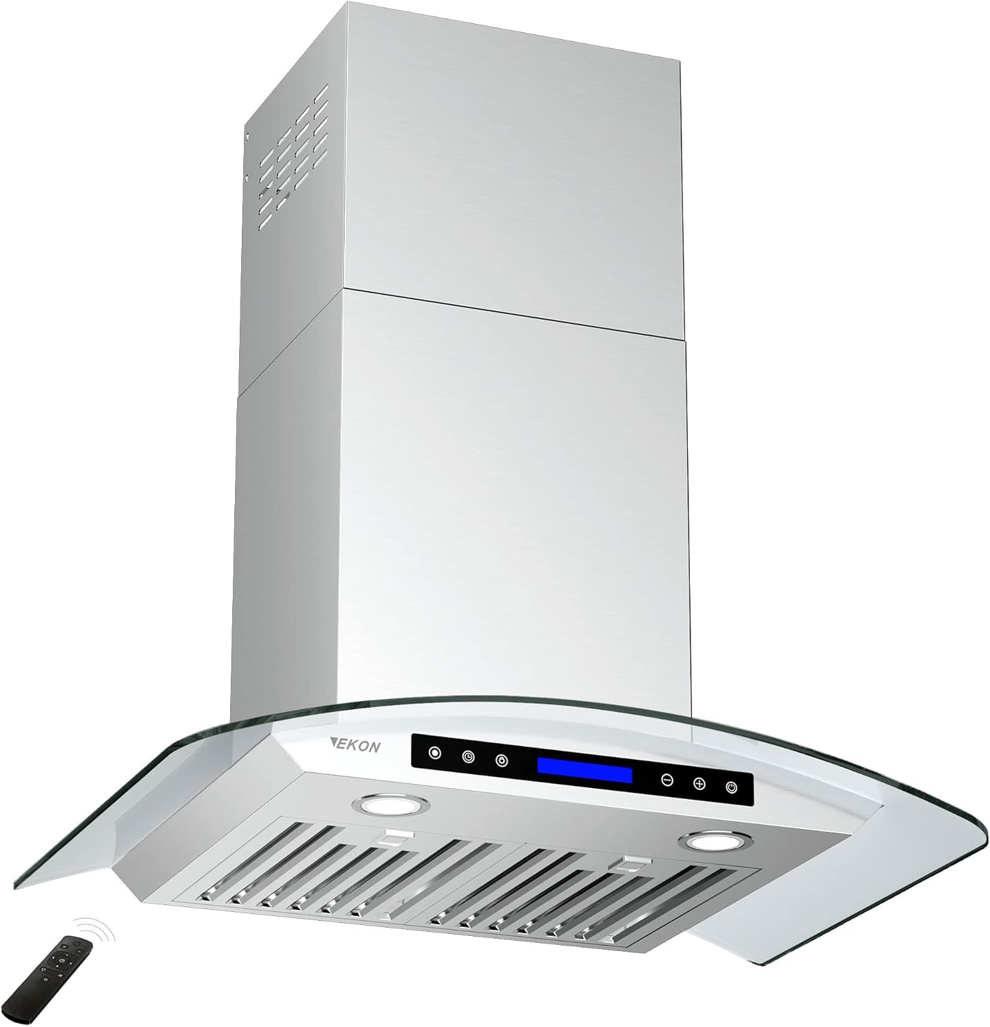 EKON NAP03-36N Wall Mounted Kitchen Range Hood with Remote