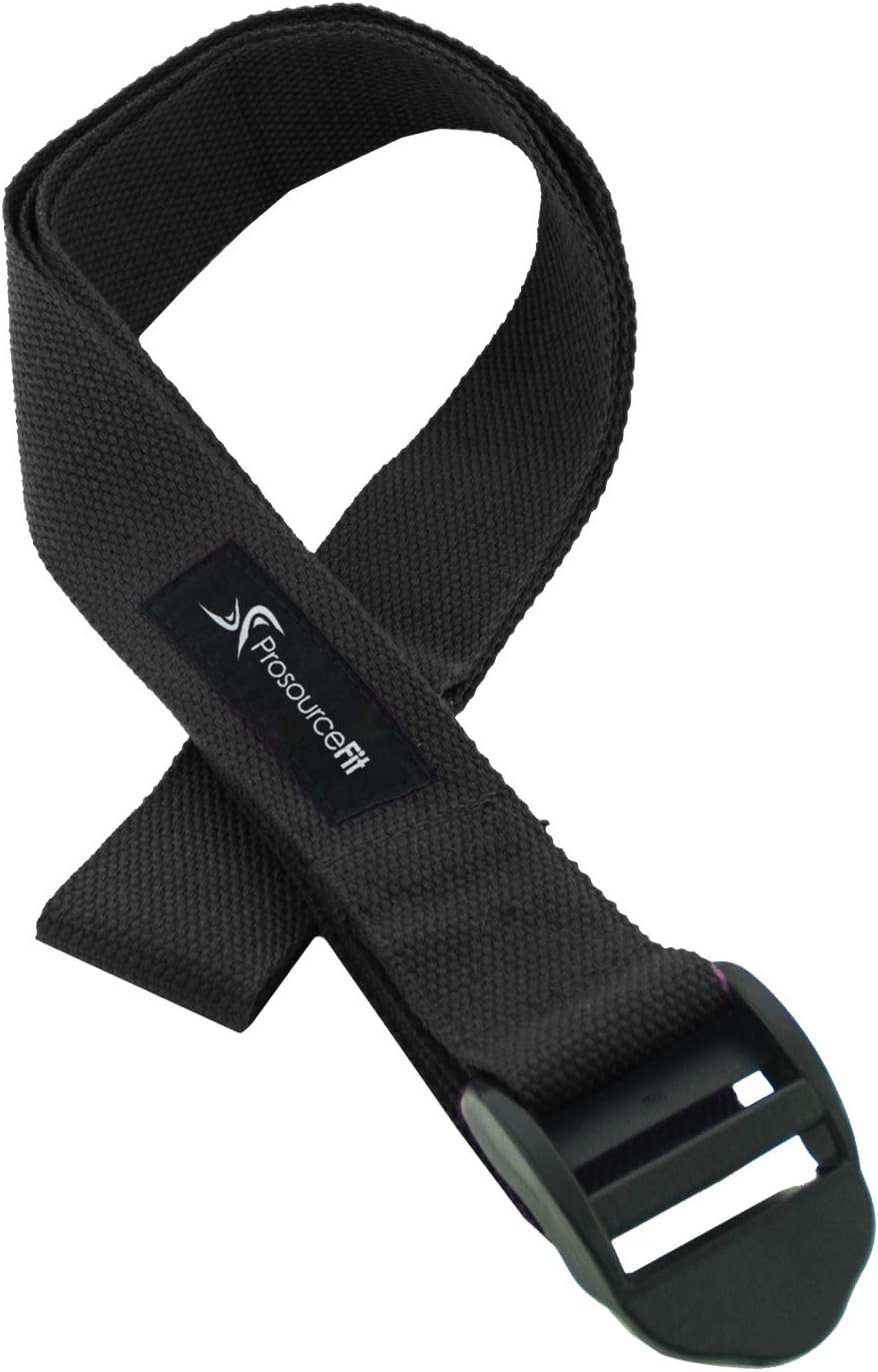 Flexible ProsourceFit Cotton Yoga Strap