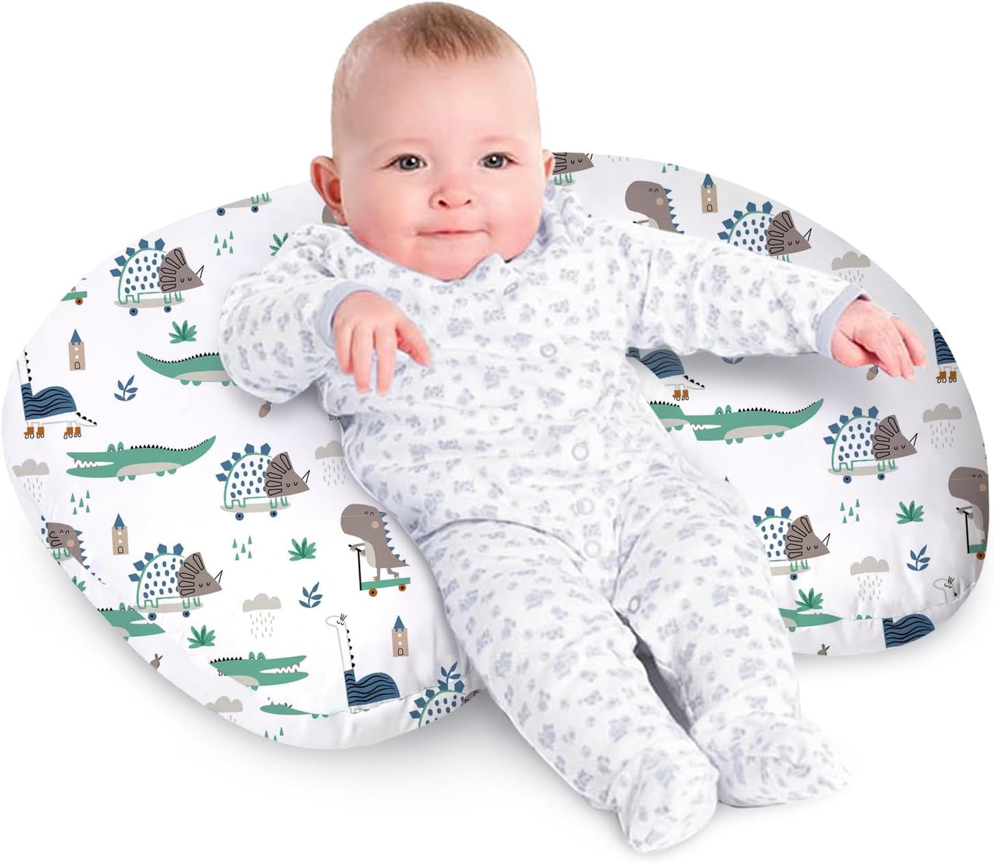 Little Grape Land Nursing Pillow for Infants - Wild Dinosaur