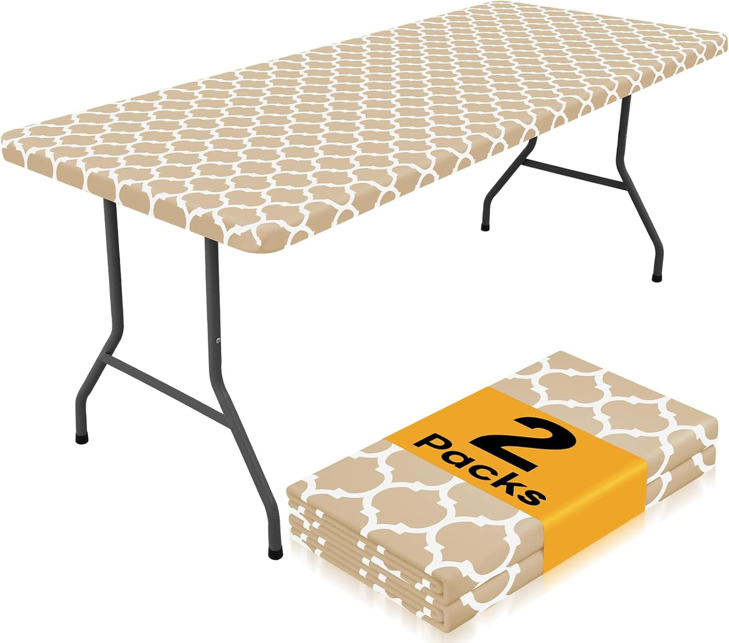 Waterproof Elastic Fitted Tablecloths for Outdoor Use