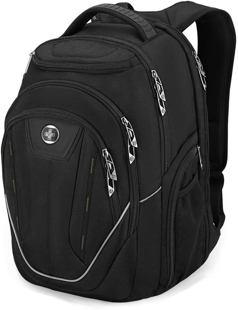 Swissdigital Design Large Travel Backpack with USB Charging Port