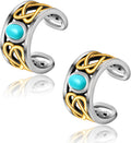 CHIC & ARTSY 925 Sterling Silver Ear Cuffs for Women - No Piercing