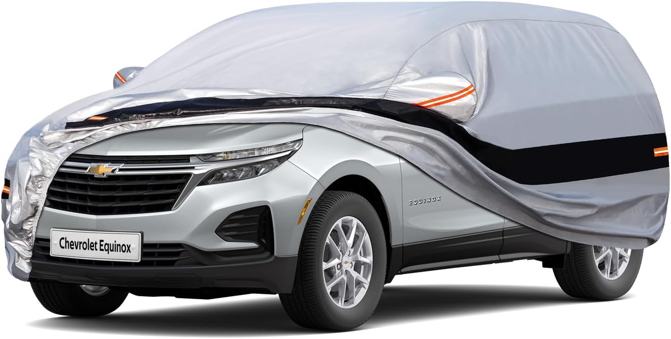 10 Layers SUV Car Cover for Chevrolet Equinox Waterproof All Weather