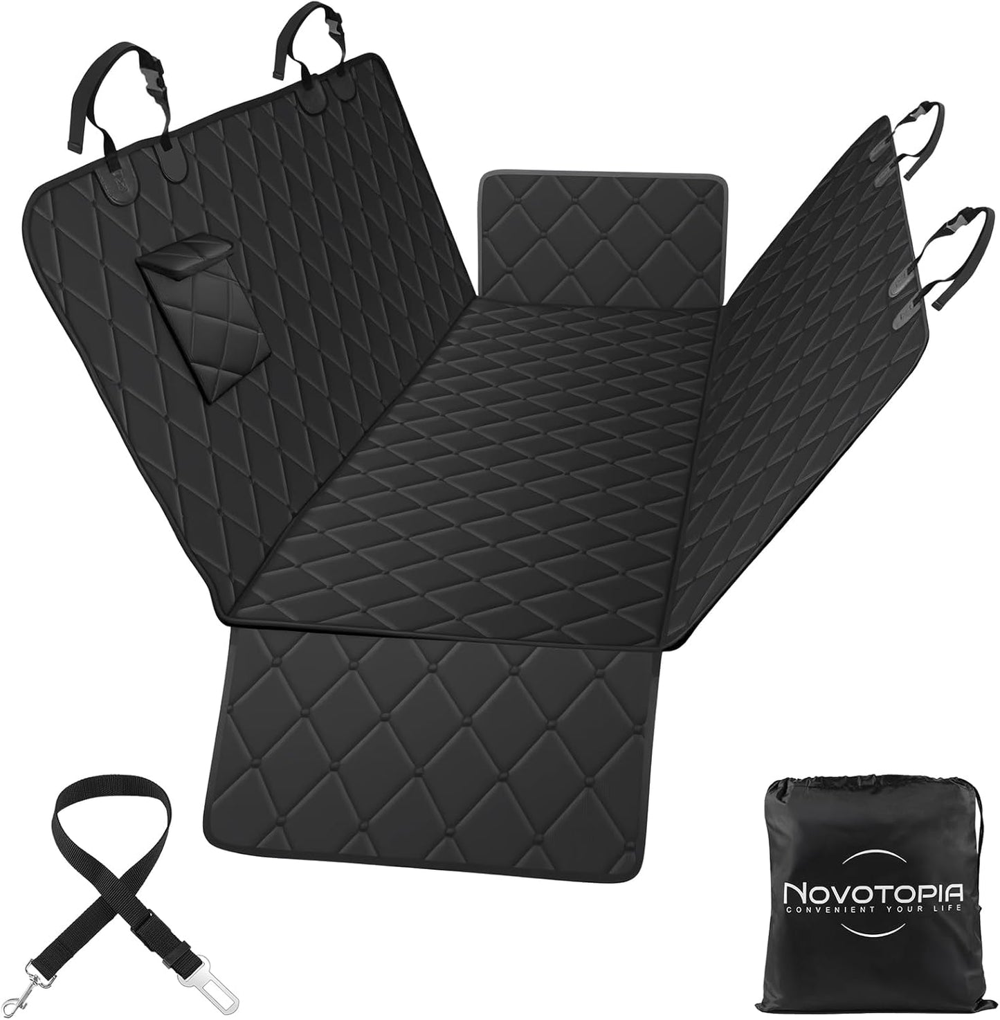 Dog Car Seat Cover for Back Seat Waterproof and Durable