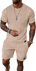 Mens Short Sets Summer 2 Piece Outfits - Comfortable Jogging Tracksuit