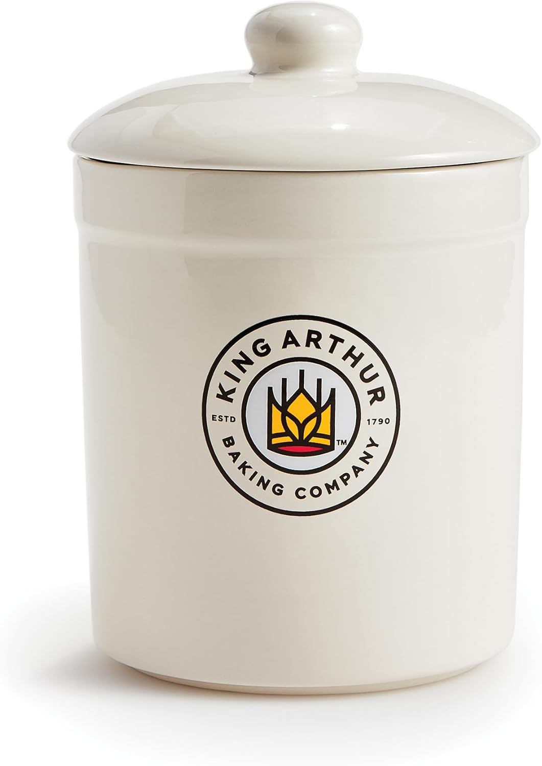 Classic Sourdough Storage Crock for Fresh Starter Care