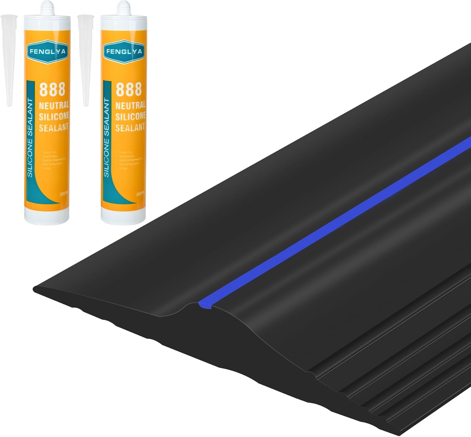 Universal Garage Threshold Seal Strip for Weatherproofing Needs