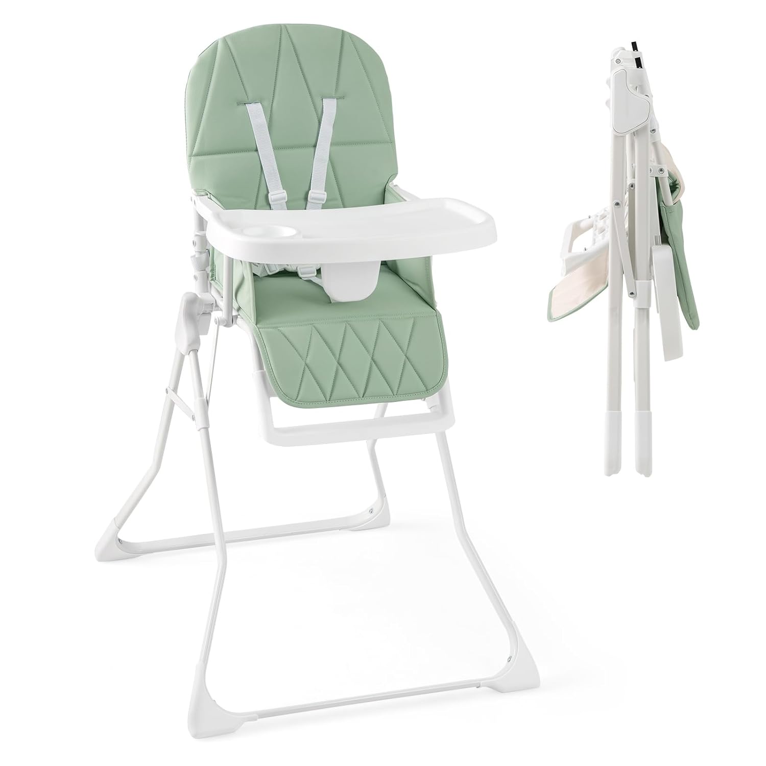 HONEY JOY High Chair for Babies with Adjustable Tray & Footrest