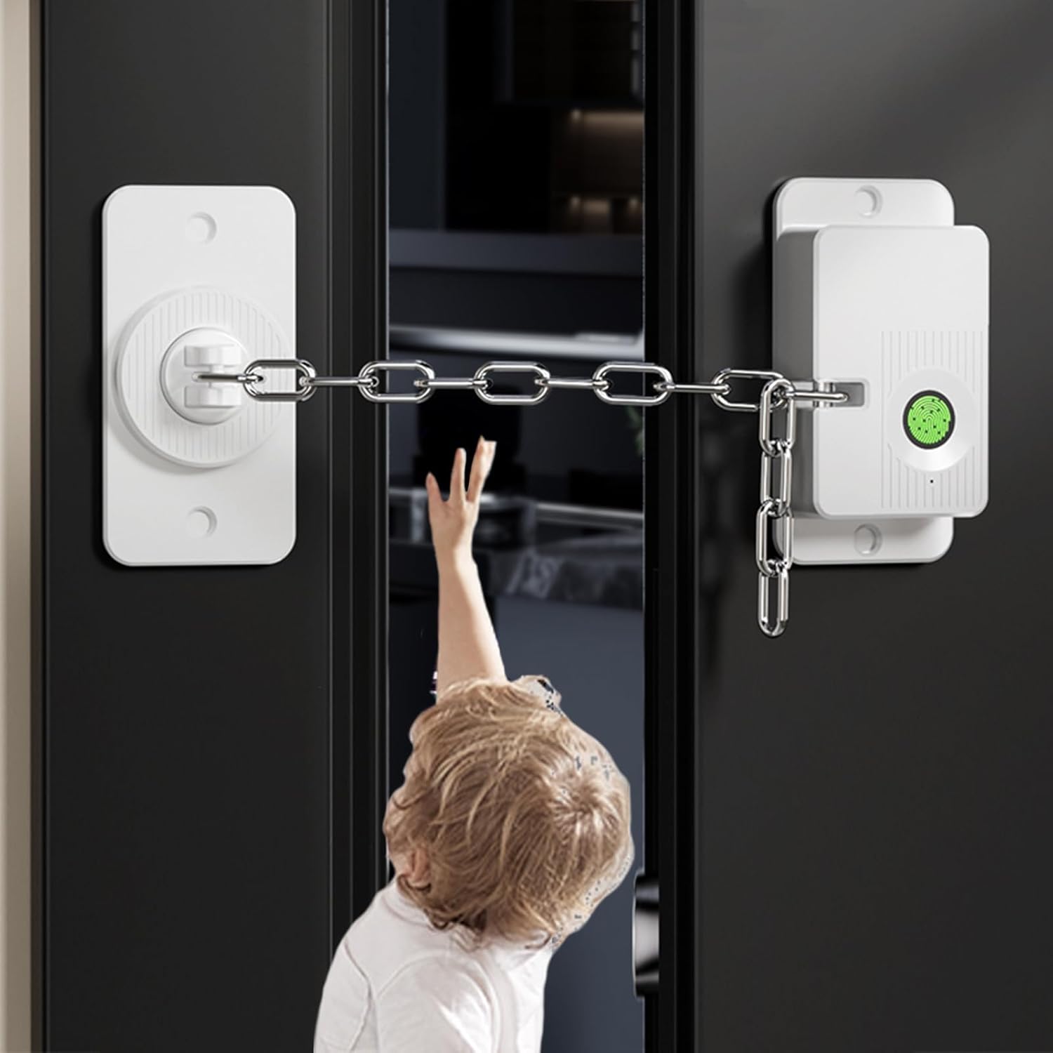 Fingerprint Child Proof Door Lock for Kids Safety and Security