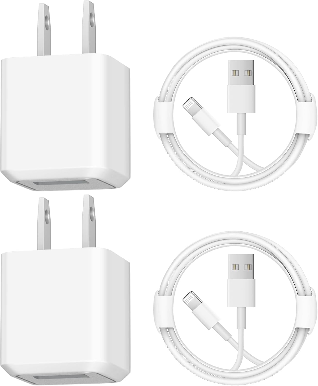 Fast Charge 2-Pack iPhone Charger Set by Coreykin