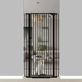 57 in Extra Tall Pet Gate for Cats and Dogs - Extra Wide Safety