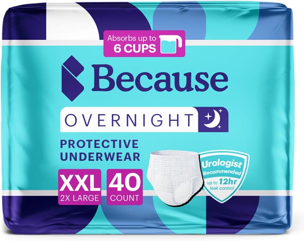 Because Overnight Absorbency Pull Ups for Ultimate Comfort