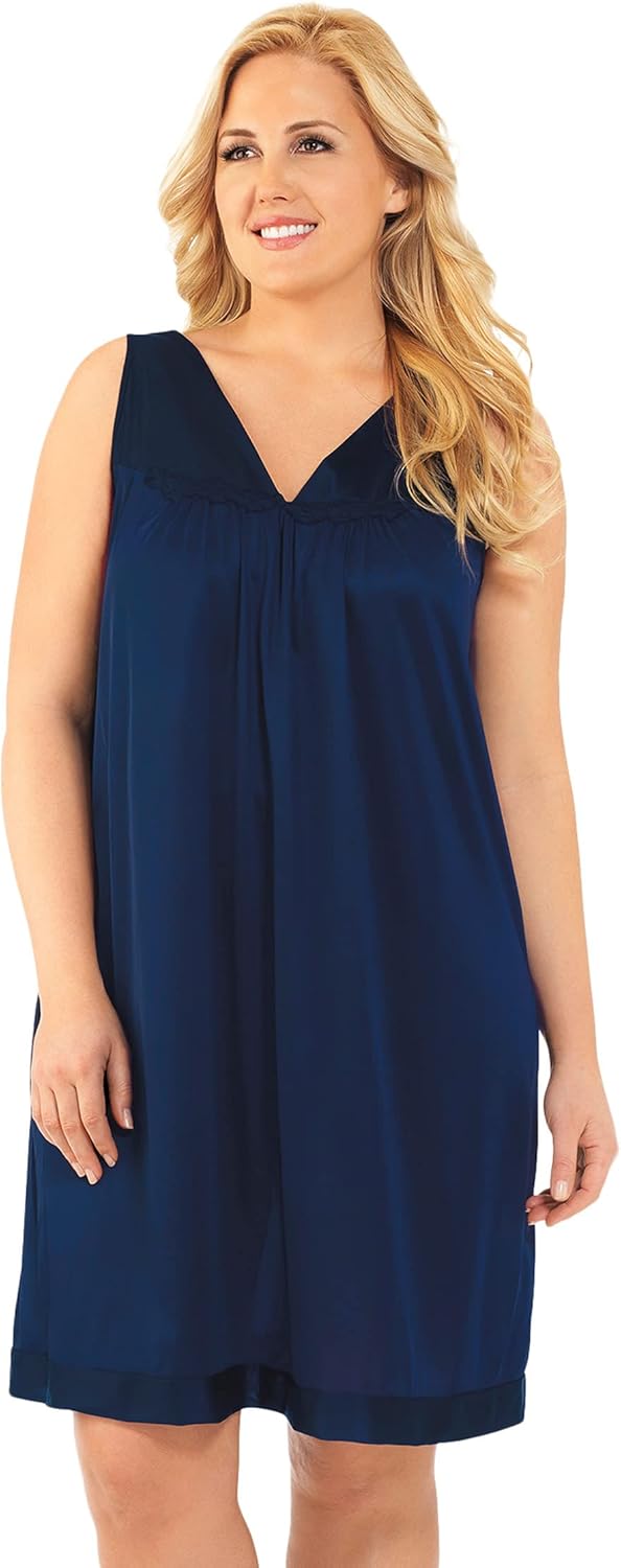 Exquisite Form Women's Sleeveless Short Nightgown for Comfort