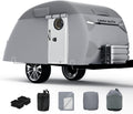 Umbrauto Teardrop Travel Trailer Cover Fits 12ft-15ft Trailers - Heavy