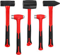 C&T 5-Piece Hammer Set - Versatile Fiberglass Handle Kit