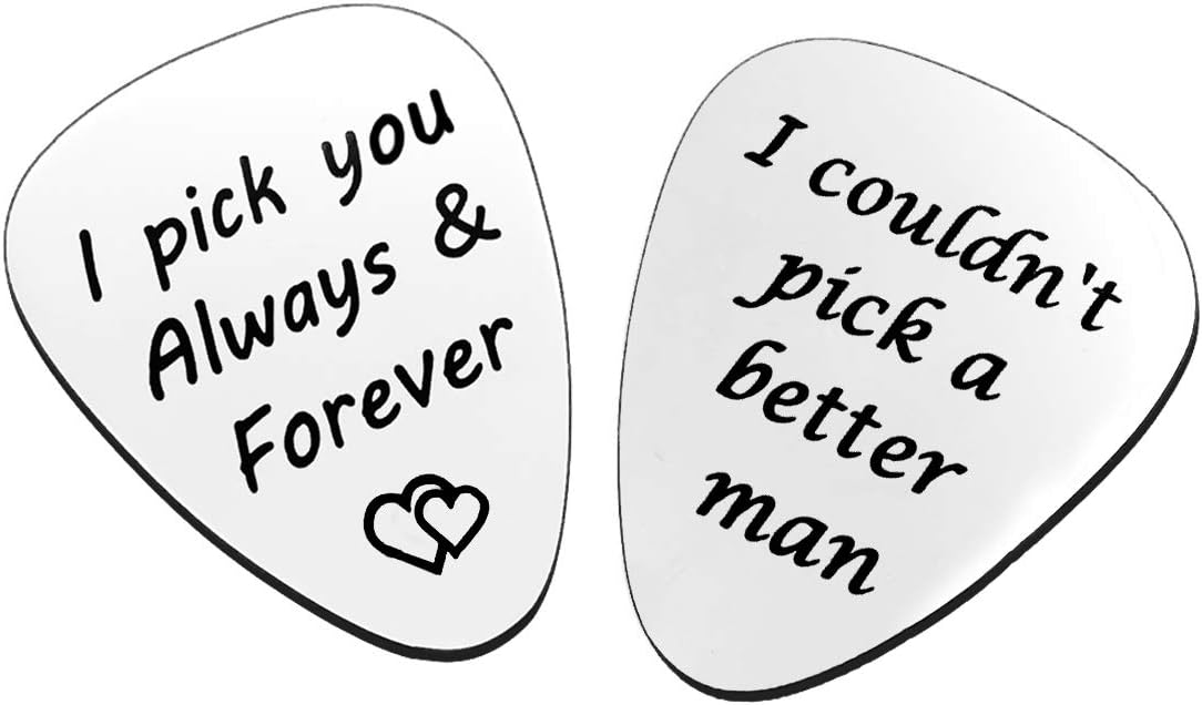 Musician's Pick Set for Him: Love & Music in 2PCS