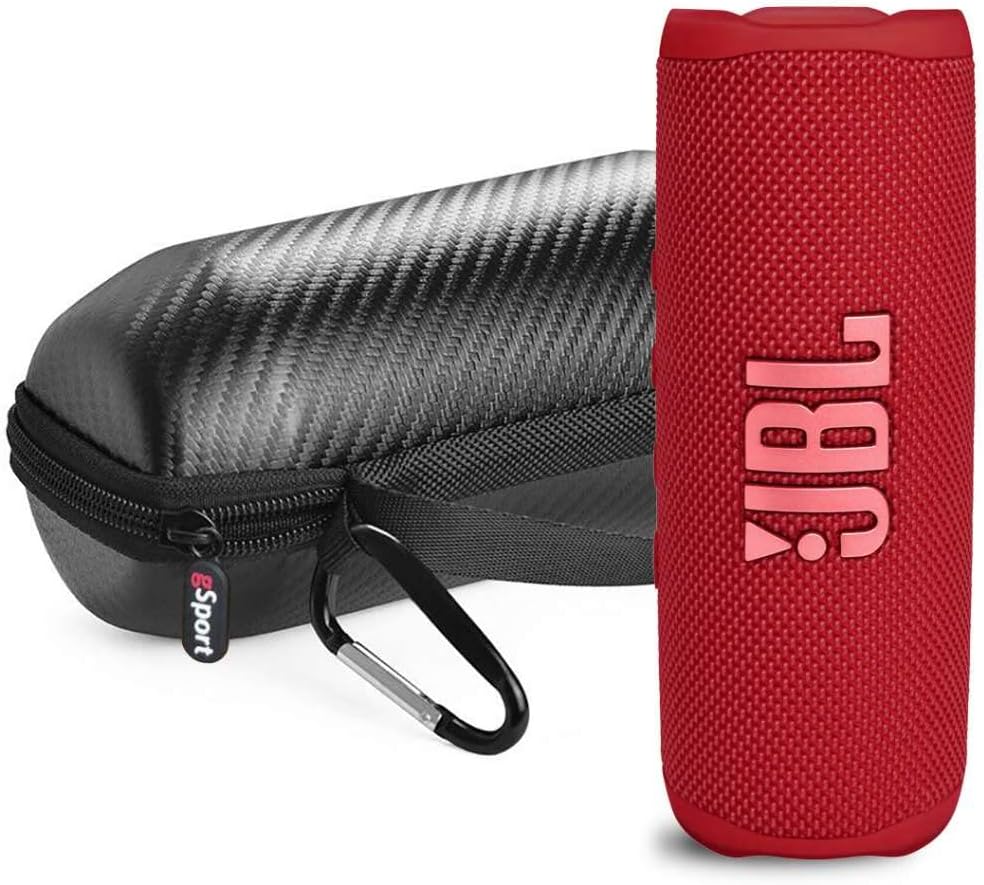 JBL FLIP 6 Waterproof Portable Speaker Bundle with Case
