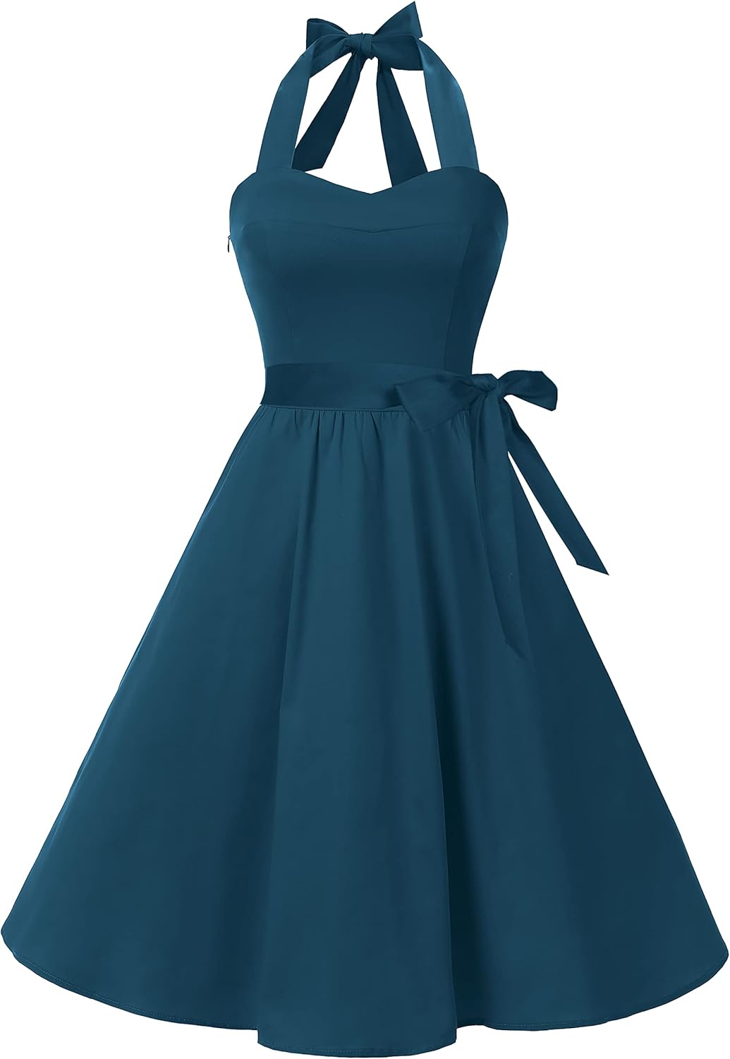 Topdress Women's Vintage Polka Audrey Dress for Retro Style Lovers