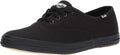 Keds Women's Champion Canvas Lace Up Sneaker - Black Canvas Classic