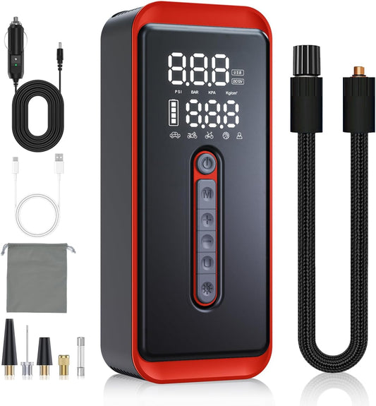 Yeaban Portable Air Compressor: 4X Faster Inflation
