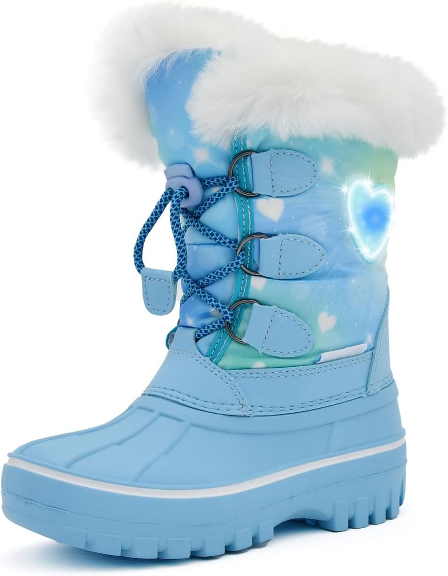 Nova Mountain Light Up Boots for Kids - Fun Winter Footwear