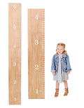 Growth Chart for Kids Wooden Height Chart - Minimalist Wall Ruler