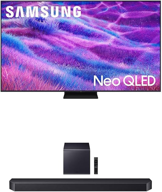 Samsung 55-Inch Neo QLED 4K TV with Stunning Soundbar Experience