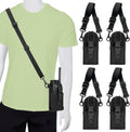 4 Pack Radio Holster and Radio Strap - Secure Multi Tactical Radio
