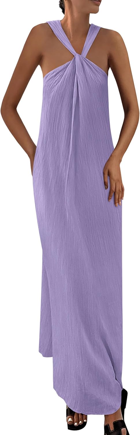 PRETTYGARDEN Womens Casual Long Summer Maxi Dress with Pockets