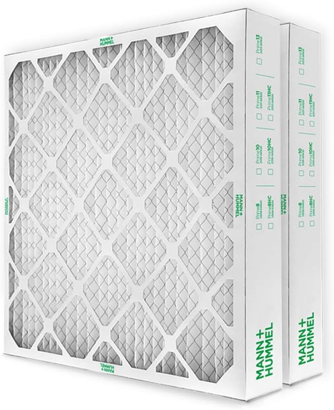 Mann+Hummel 20x20x4 MERV 8 Pleated HVAC Filters for Clean Air
