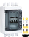 DIHOOL DC Circuit Breaker Box Cover 40 Amp - IP65 Solar Disconnect