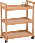 MEEDEN Art Cart Storage Organizer - 3-Tier Rolling Utility Cart