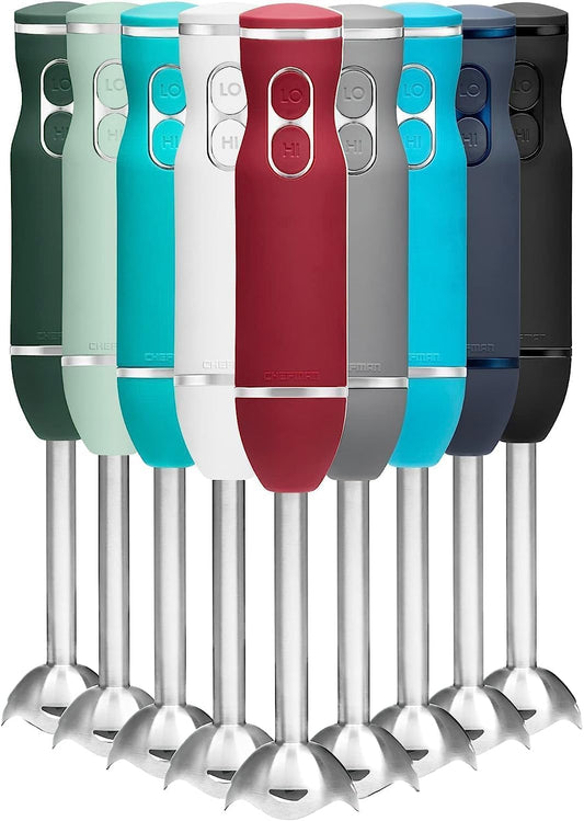Powerful Chefman Hand Blender, Ice Crushing, 2-Speed Control