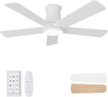 42 in Low Profile Ceiling Fan with Light and Remote - Quiet