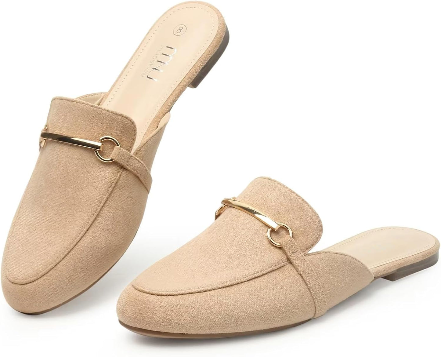 MUSSHOE Comfortable Slip on Women Mules Flats Shoes for Style