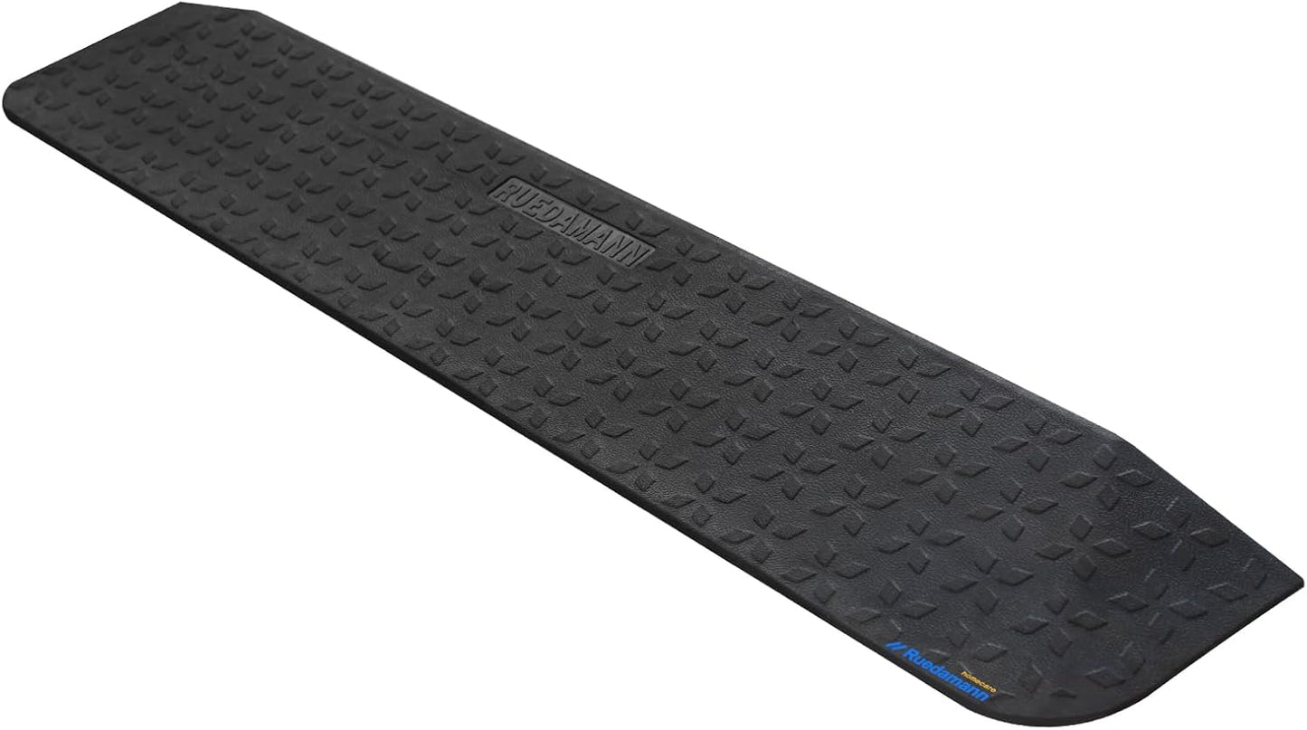 Ruedamann 1-1/2 Rise Rubber Threshold Ramp for Wheelchairs