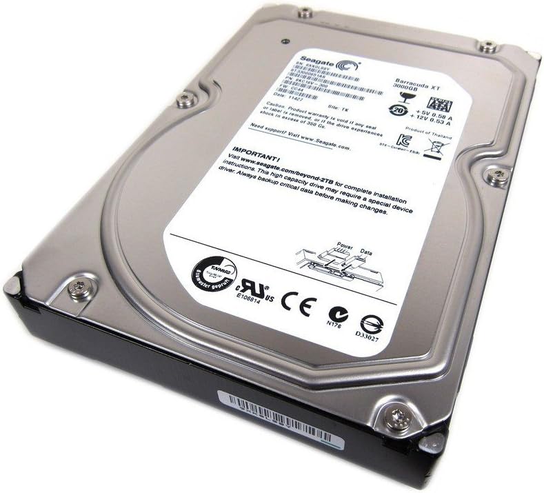 Seagate 3TB Internal Hard Drive - Fast 7200 RPM Speed
